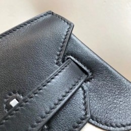 Replica Hermes Black White Print Birkin 25 Bag