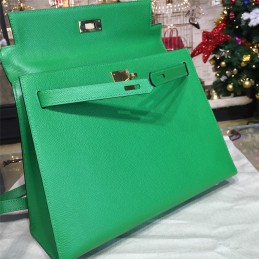 Replica Hermes Green Kelly 28 Gold Hardware Bag