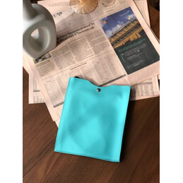 Replica Hermes Turquoise Horse Print Omenitou Bag