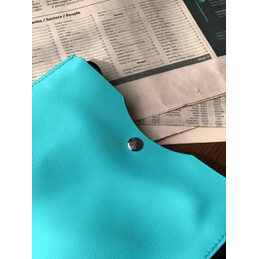 Replica Hermes Turquoise Horse Print Omenitou Bag