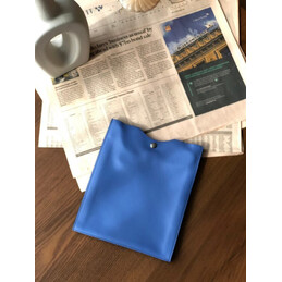 Replica Hermes Blue Horse Print Omenitou Bag