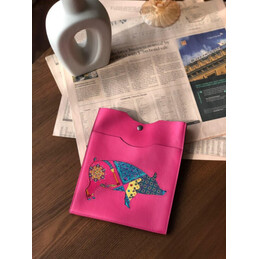 Replica Hermes Pink Horse Print Omenitou Bag