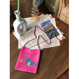 Replica Hermes Pink Horse Print Omenitou Bag