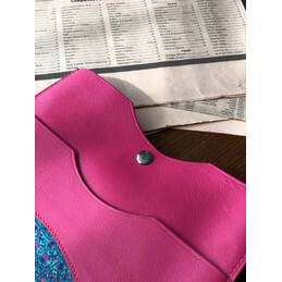 Replica Hermes Pink Horse Print Omenitou Bag