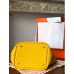 Replica Hermes Yellow Picotin Lock 22 Twilly Bag