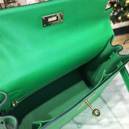 Replica Hermes Green Kelly 28 Gold Hardware Bag