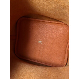 Replica Hermes Orange Green Twilly Picotin Lock 22 Bag