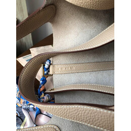 Replica Hermes Beige Blue Twilly Picotin Lock 22 Bag