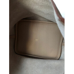Replica Hermes Beige Blue Twilly Picotin Lock 22 Bag