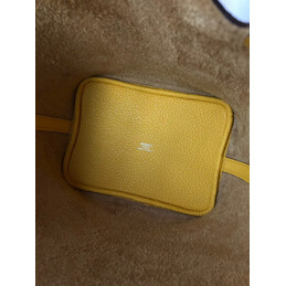 Replica Hermes Yellow Green Twilly Picotin Lock 22 Bag