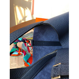 Replica Hermes Navy Blue Twilly Picotin Lock 22 Bag