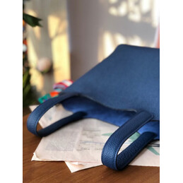 Replica Hermes Navy Blue Twilly Picotin Lock 22 Bag
