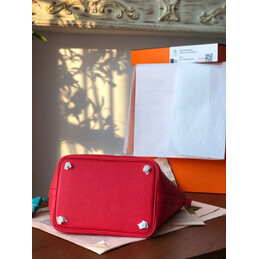 Replica Hermes Red Teal Twilly Picotin Lock 22 Bag