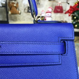Replica Hermes Cobalt Blue Kelly 28 Gold Hardware Bag