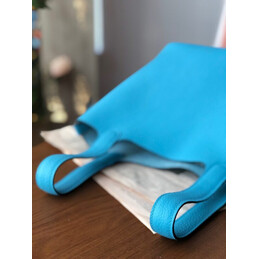 Replica Hermes Teal Purple Twilly Picotin Lock 22 Bag