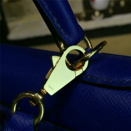 Replica Hermes Cobalt Blue Kelly 28 Gold Hardware Bag