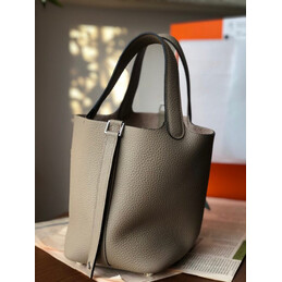 Replica Hermes Gray Multicolor Twilly Picotin Lock 22 Bag