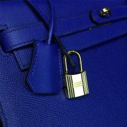 Replica Hermes Cobalt Blue Kelly 28 Gold Hardware Bag