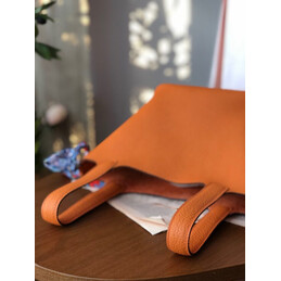 Replica Hermes Orange Blue Twilly Picotin Lock 22 Bag