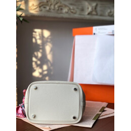 Replica Hermes Light Gray Pink Twilly Picotin Lock 22 Bag