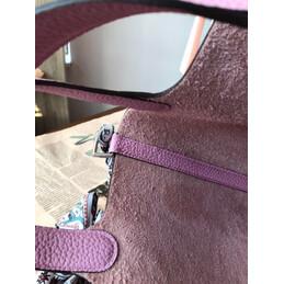 Replica Hermes Pink Gray Twilly Picotin Lock 22 Bag