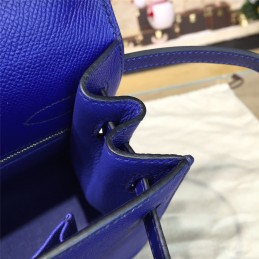 Replica Hermes Cobalt Blue Kelly 28 Gold Hardware Bag