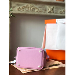Replica Hermes Pink Gray Twilly Picotin Lock 22 Bag