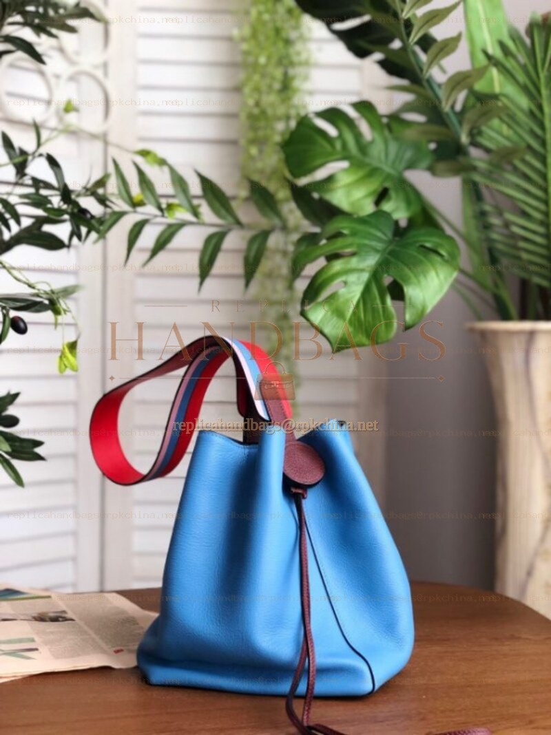 Replica Hermes Blue Licol 17 Bag