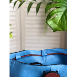 Replica Hermes Blue Licol 17 Bag