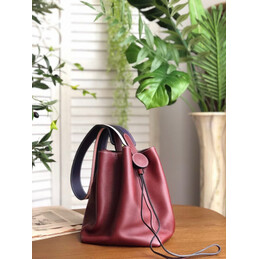 Replica Hermes Burgundy Licol 17 Bag