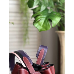 Replica Hermes Burgundy Licol 17 Bag