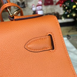 Replica Hermes Orange Kelly 28 Bag