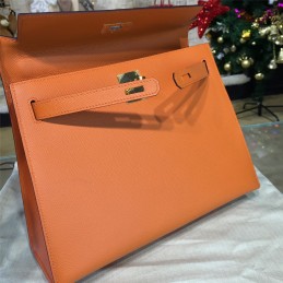 Replica Hermes Orange Kelly 28 Bag