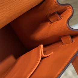 Replica Hermes Orange Kelly 28 Bag