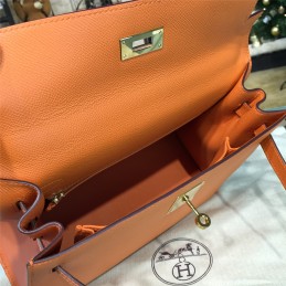 Replica Hermes Orange Kelly 28 Bag