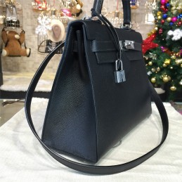 Replica Hermes Black Kelly 28 Bag