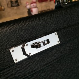 Replica Hermes Black Kelly 28 Bag