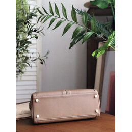 Replica Hermes Brown Kelly 32 Gold Hardware Bag