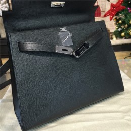 Replica Hermes Black Kelly 28 Bag