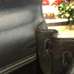 Replica Hermes Black Kelly 28 Bag
