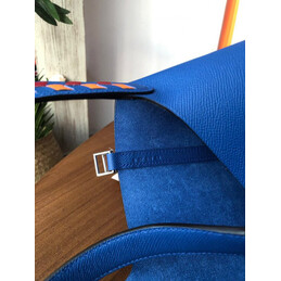 Replica Hermes Blue Picotin Lock 22 Bag