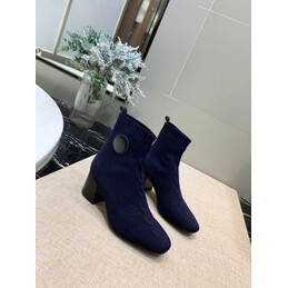 Replica Hermes Navy Ankle Boot