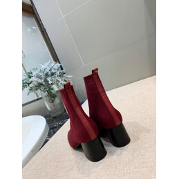Replica Hermes Burgundy Ankle Boot