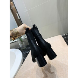 Replica Hermes Black Pull On Ankle Boot