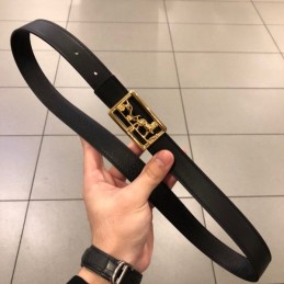 Hermes replica Black Leather Belt with Equestrian H Buckle