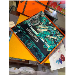 Replica Hermes Green Equestrian 90cm Silk Scarf