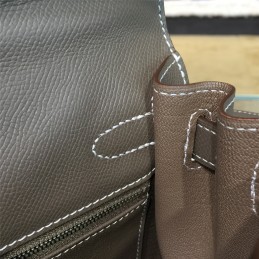 Replica Hermes Taupe Gray Kelly 28 Palladium Hardware Bag