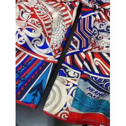 Replica Hermes Blue Graphic 90cm Silk Scarf