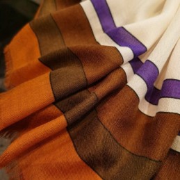 Replica Hermes Brown Horse Print 90cm Silk Scarf