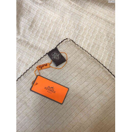Replica Hermes Beige Logo Shawl Scarf
